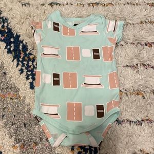 Monica + Andy S’mores Baby Onesie